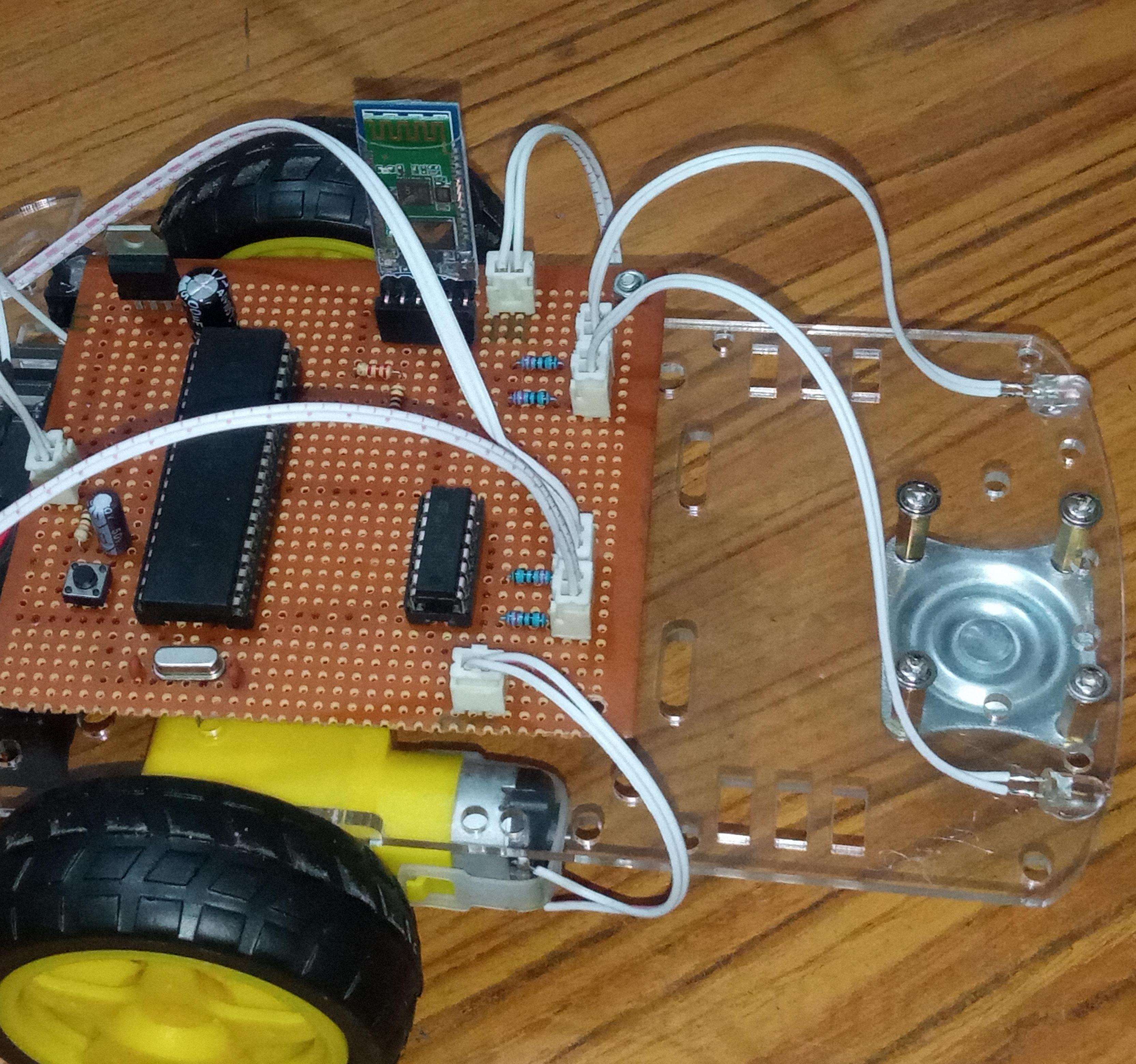 Bluetooth Controlled Car Using 8051