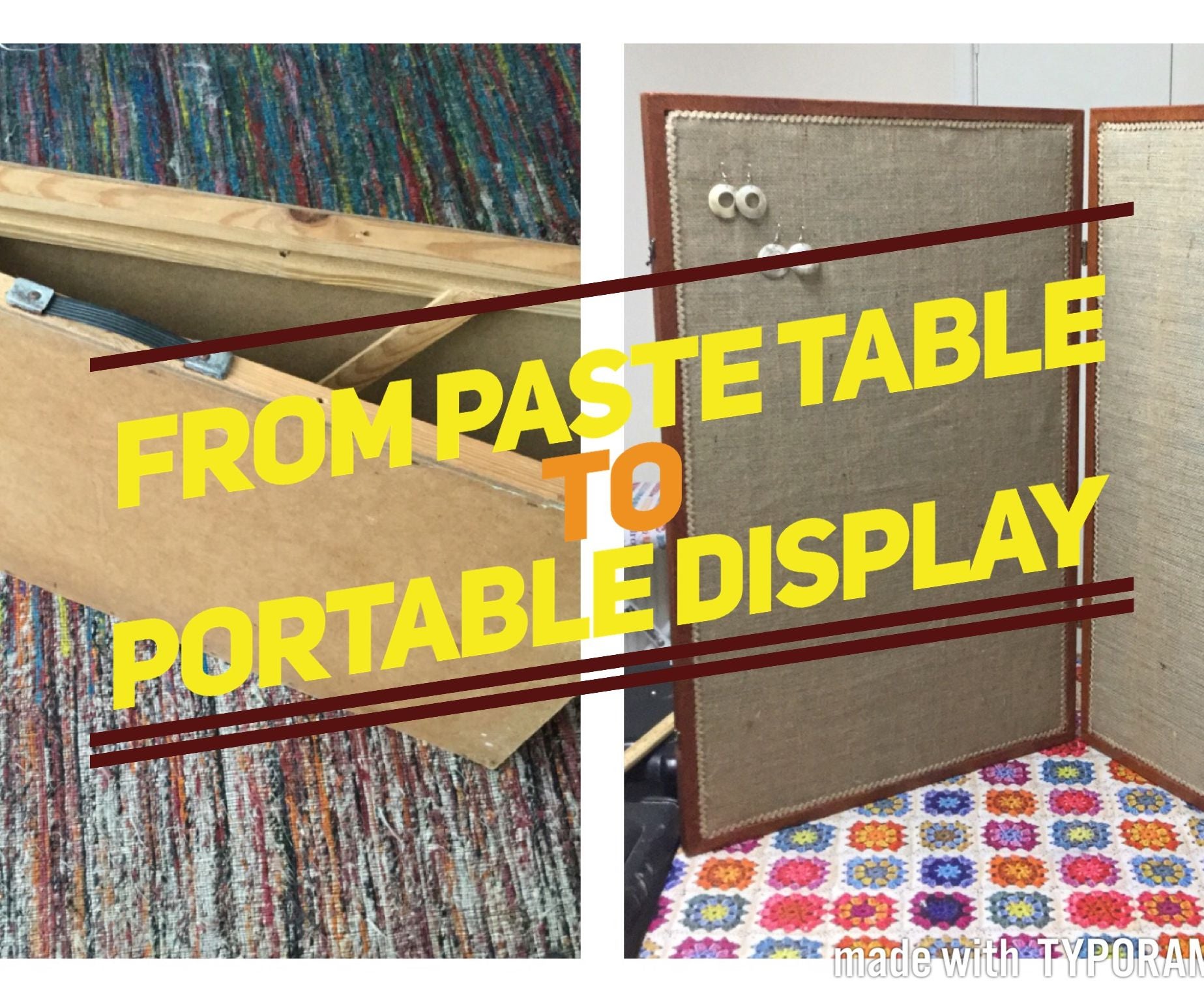 From Paste Table to Portable Jewellery Display Case.