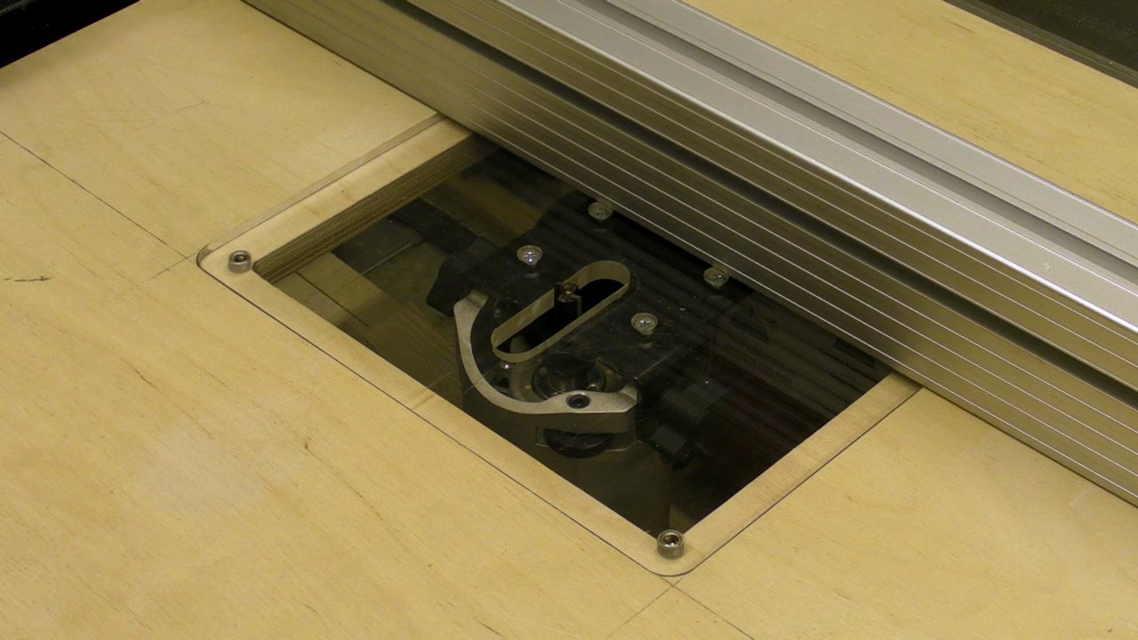 Simple Tilting Router Table Insert / Table Saw Extension