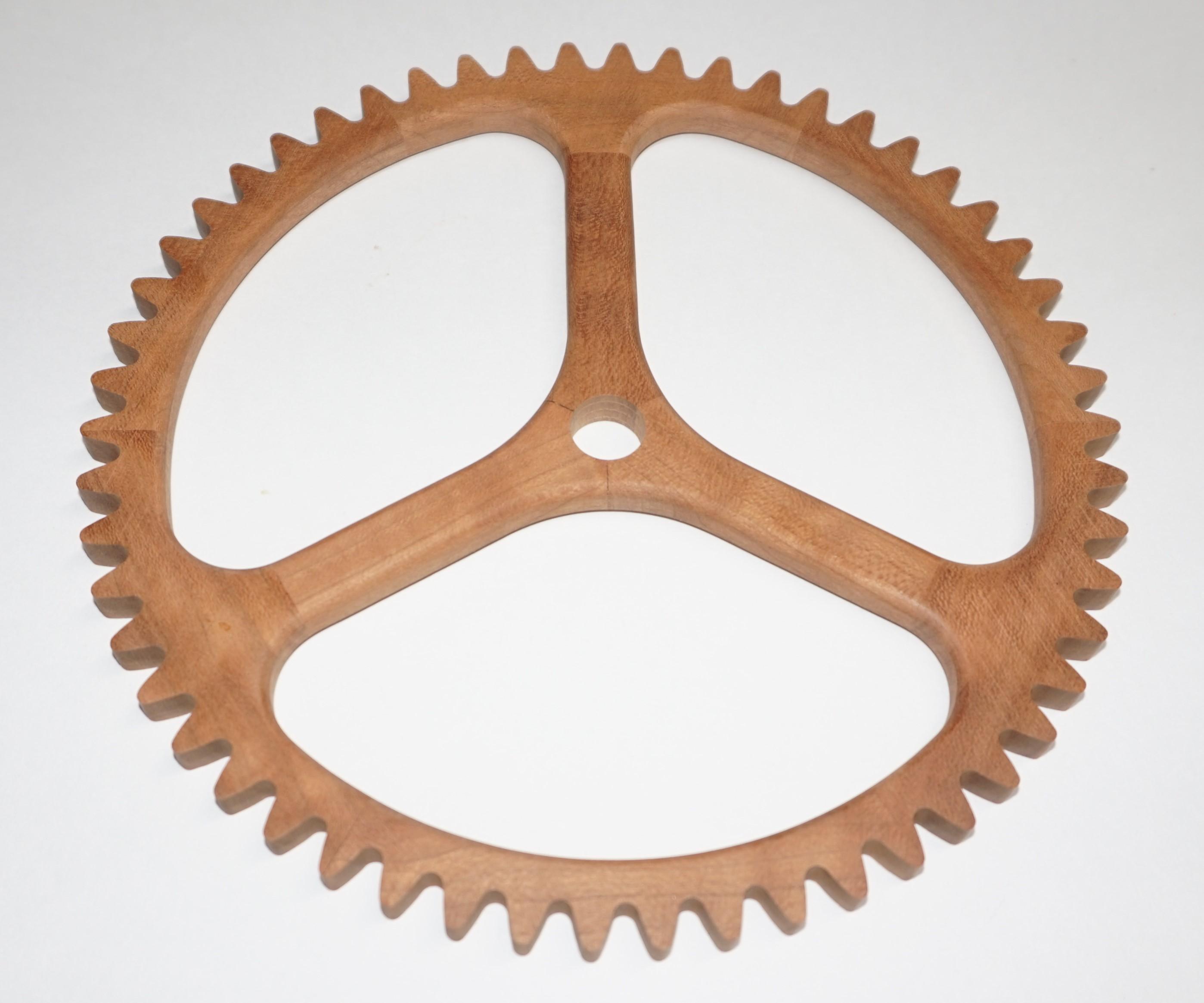 Solid Wood Clock Gears