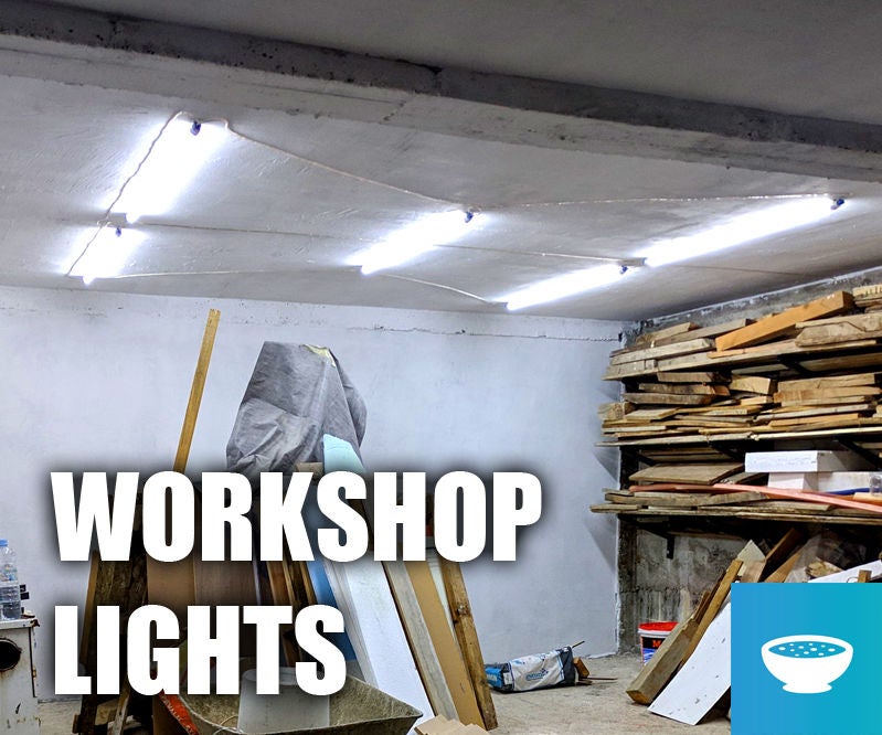 Install LED Lights in Workshop