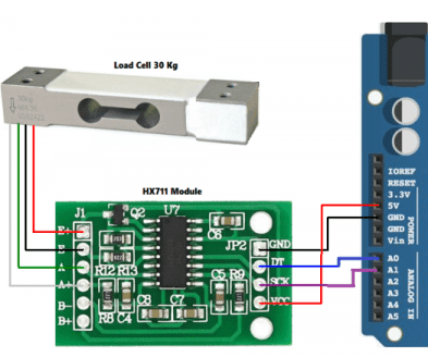 Make Weighing Machine Using Arduino Load Cell & HX711 Module