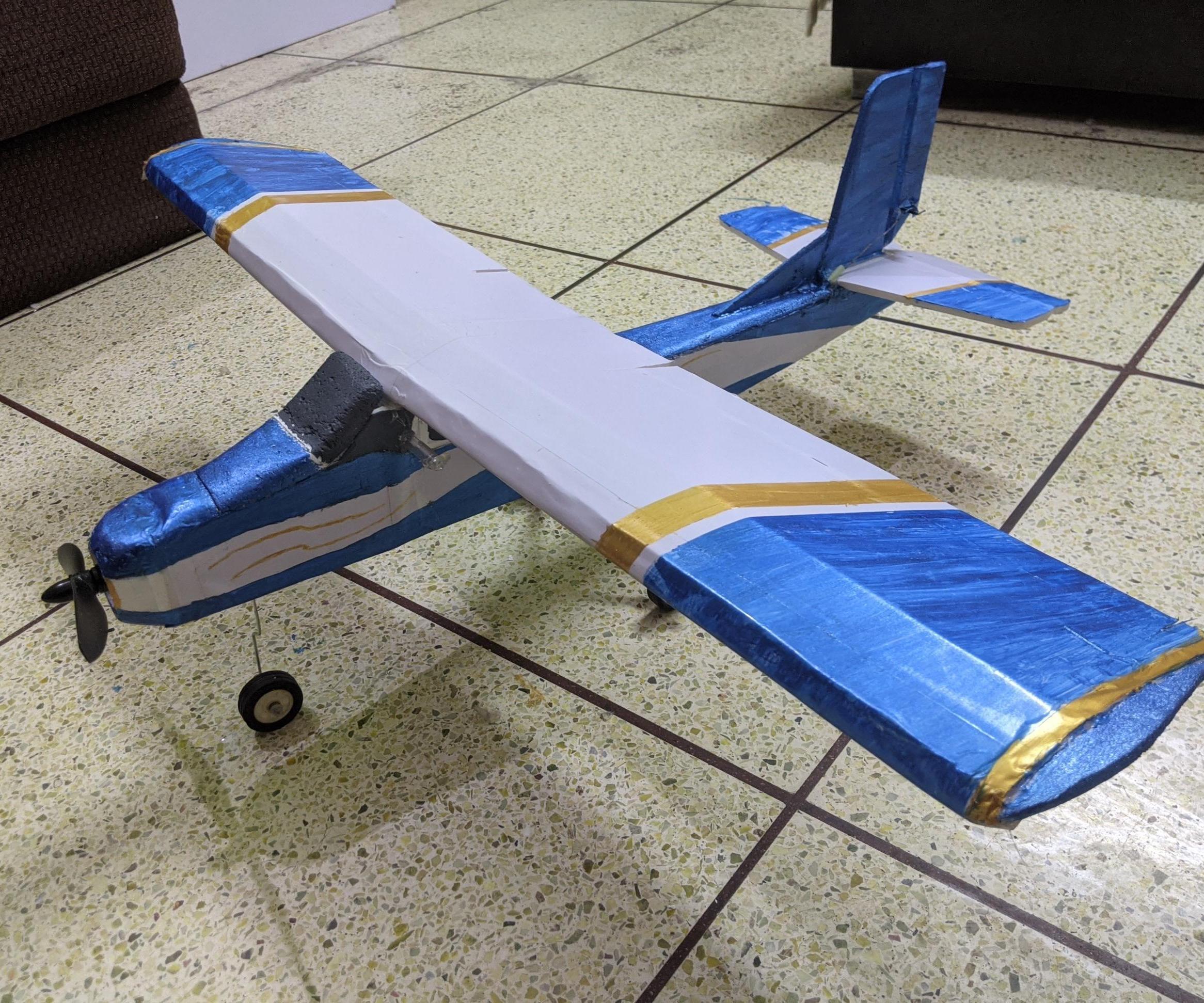 Homemade RC Cessna Skyhawk Plane EASY BUILD