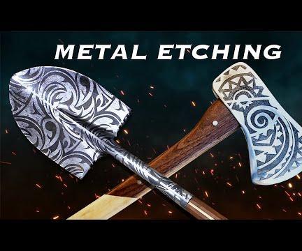 How to Metal Etch / Easy Metal Etching Using Electricity