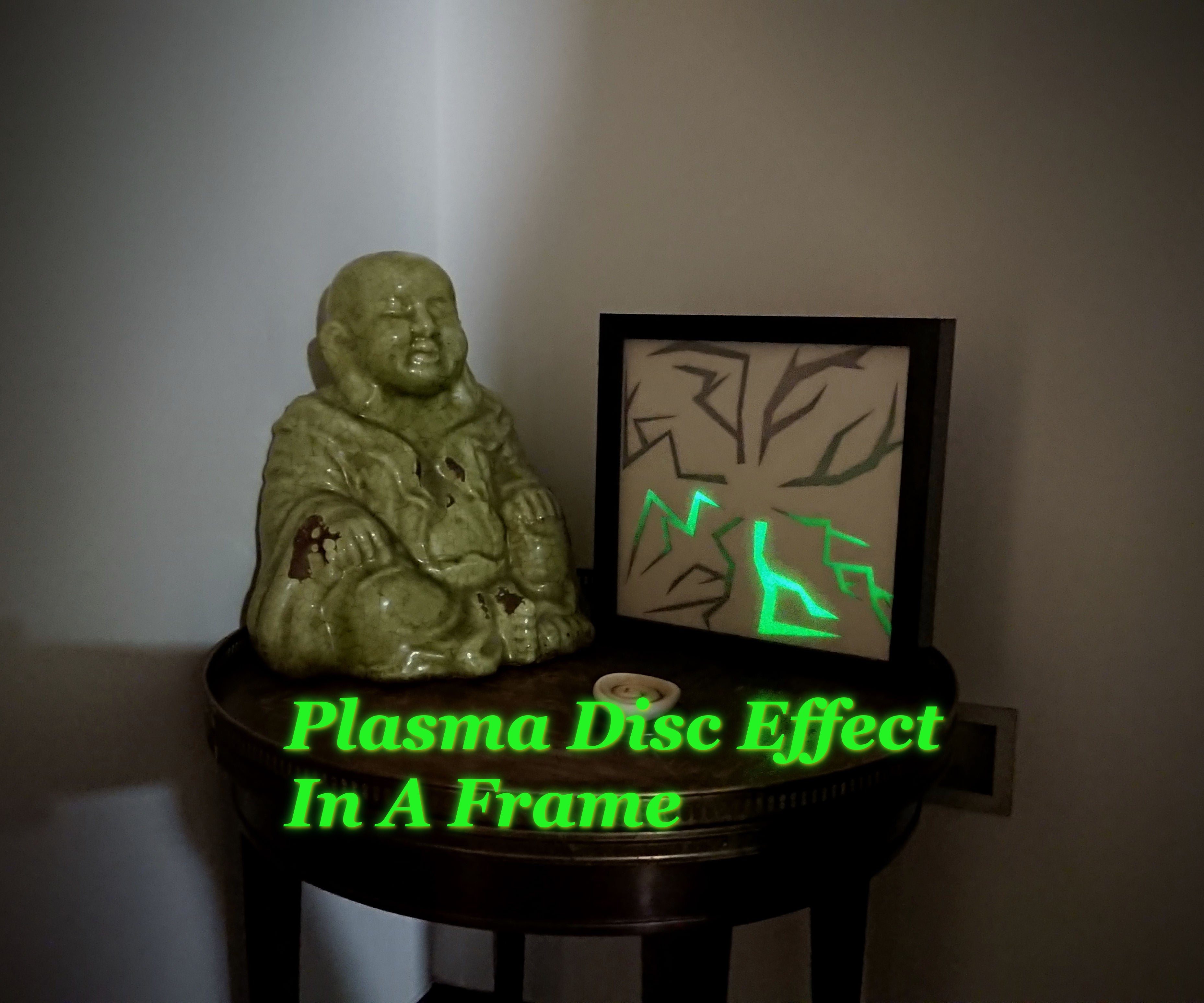 Plasma Disc Effect in a Frame