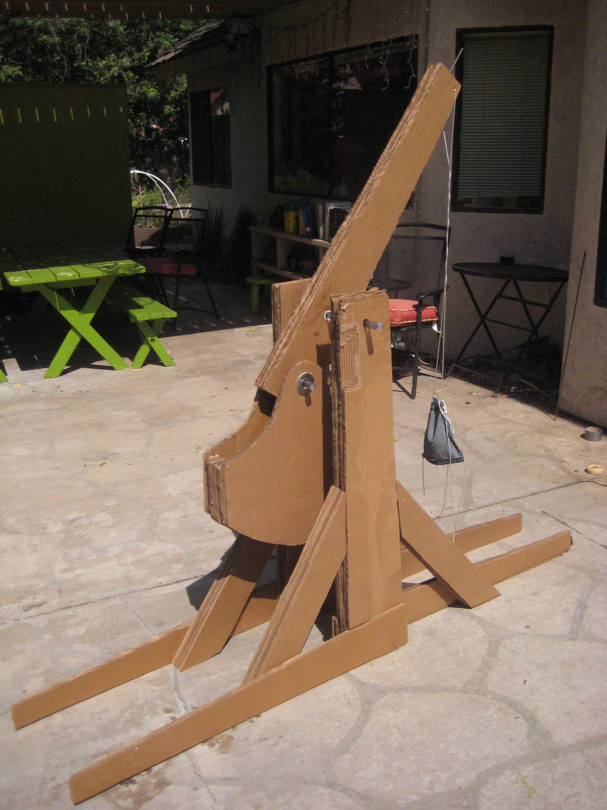 How to Make a Medieval Trebuchet Out of Cardboard