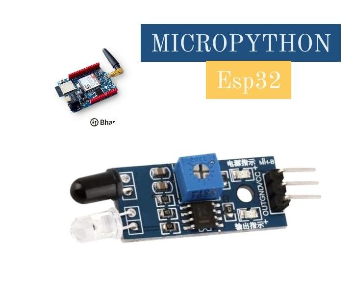 IR Sensor With Micropython Using BharatPi Board