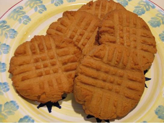 Really Quick Peanut Butter Cookies