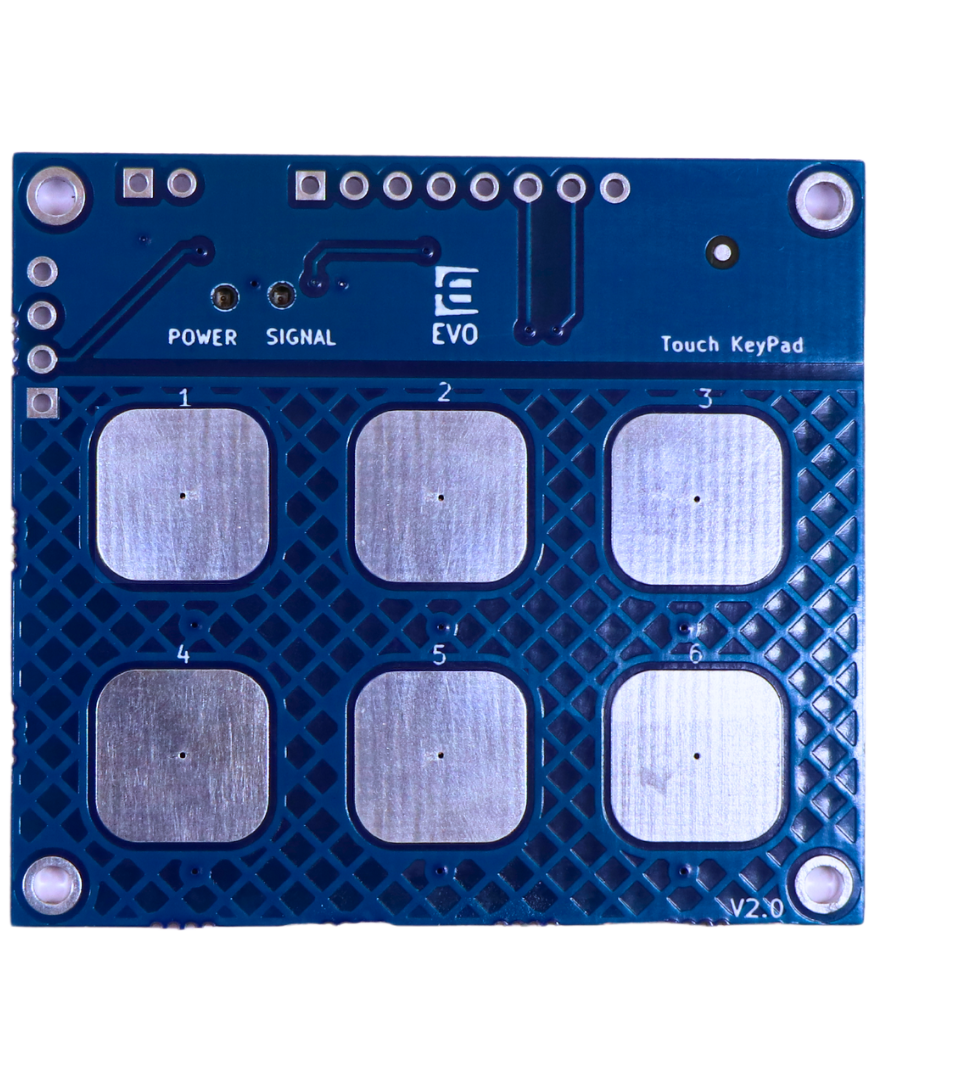 6-channel Capacitive Touch Sensor Module by EVO - Complete Guide (Images, Details, Specifications, Connection Diagram, Codes)