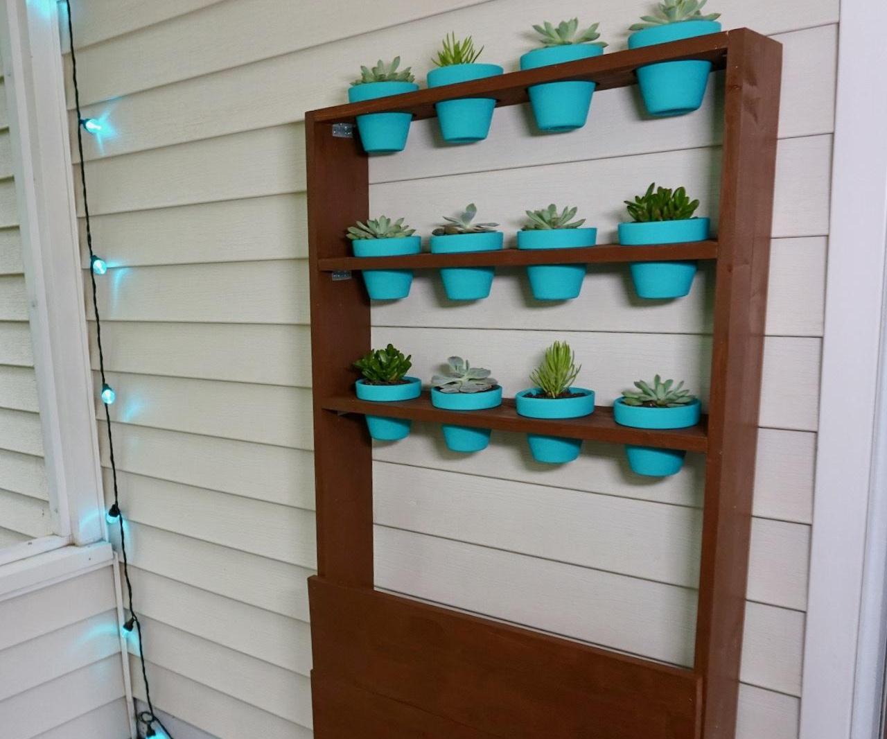 Simple Wood Succulent Stand