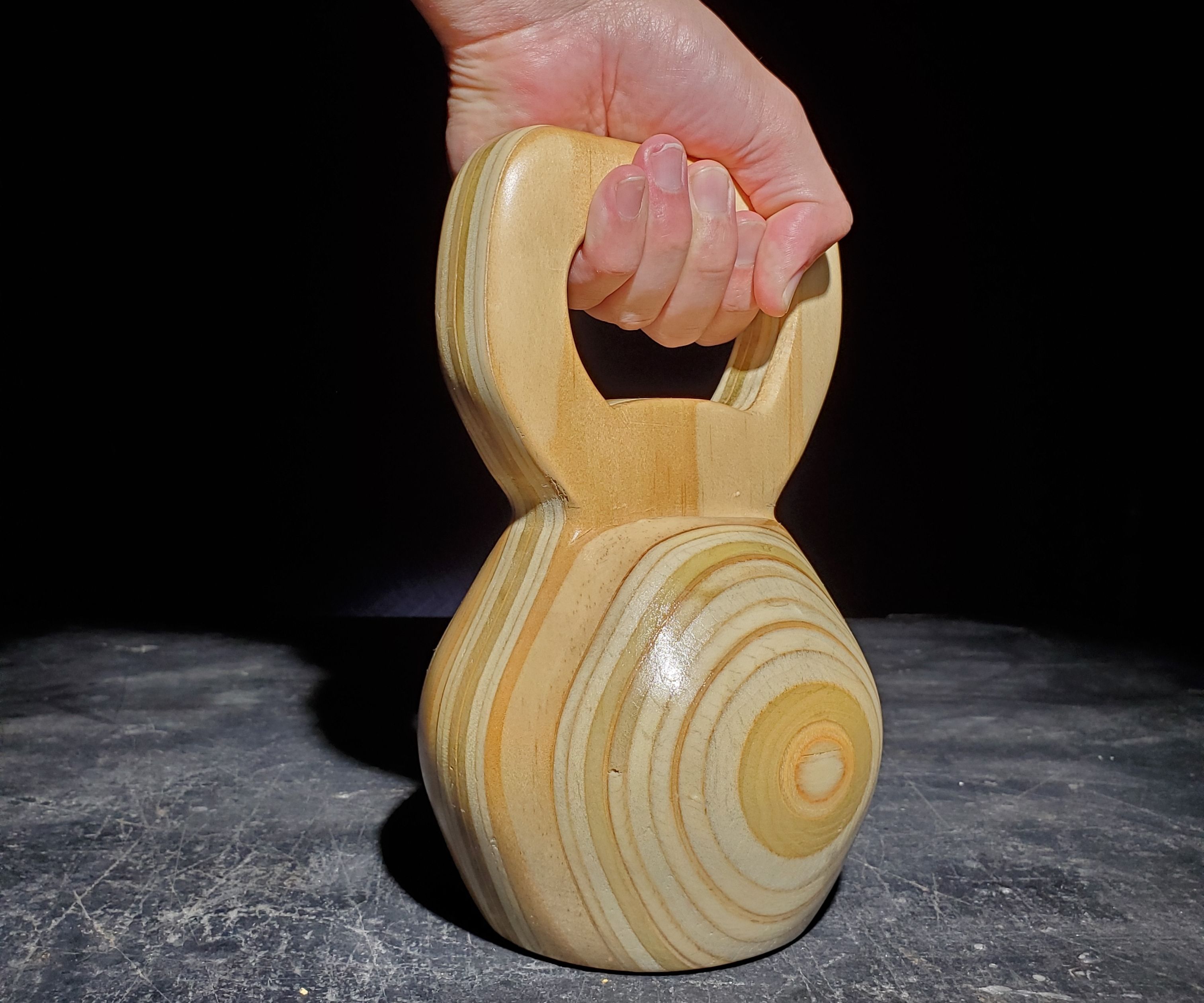 How to Make a Wooden Kettlebell