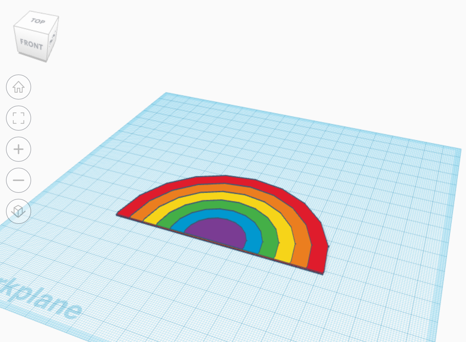 How to Make a 🌈 Rainbow 🌈 in TinkerCad