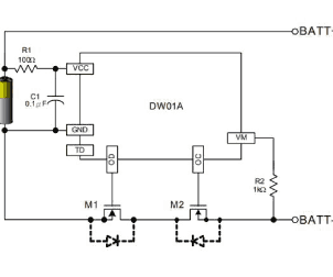 Designing a Battery Protection Circuit With DW01A