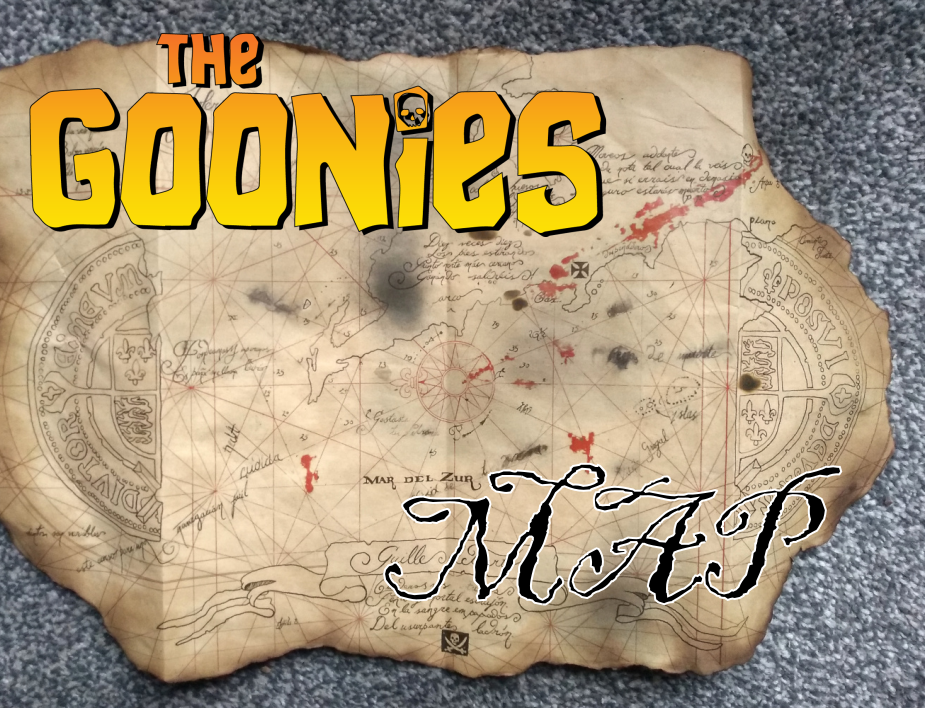 The Goonies Treasure Map