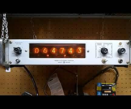 1960s HP Counter Nixie Tube Clock/BG Display