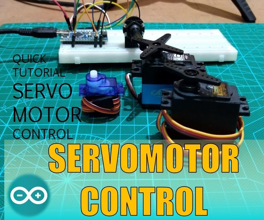 How to Control Servo Motor Arduino Tutorial