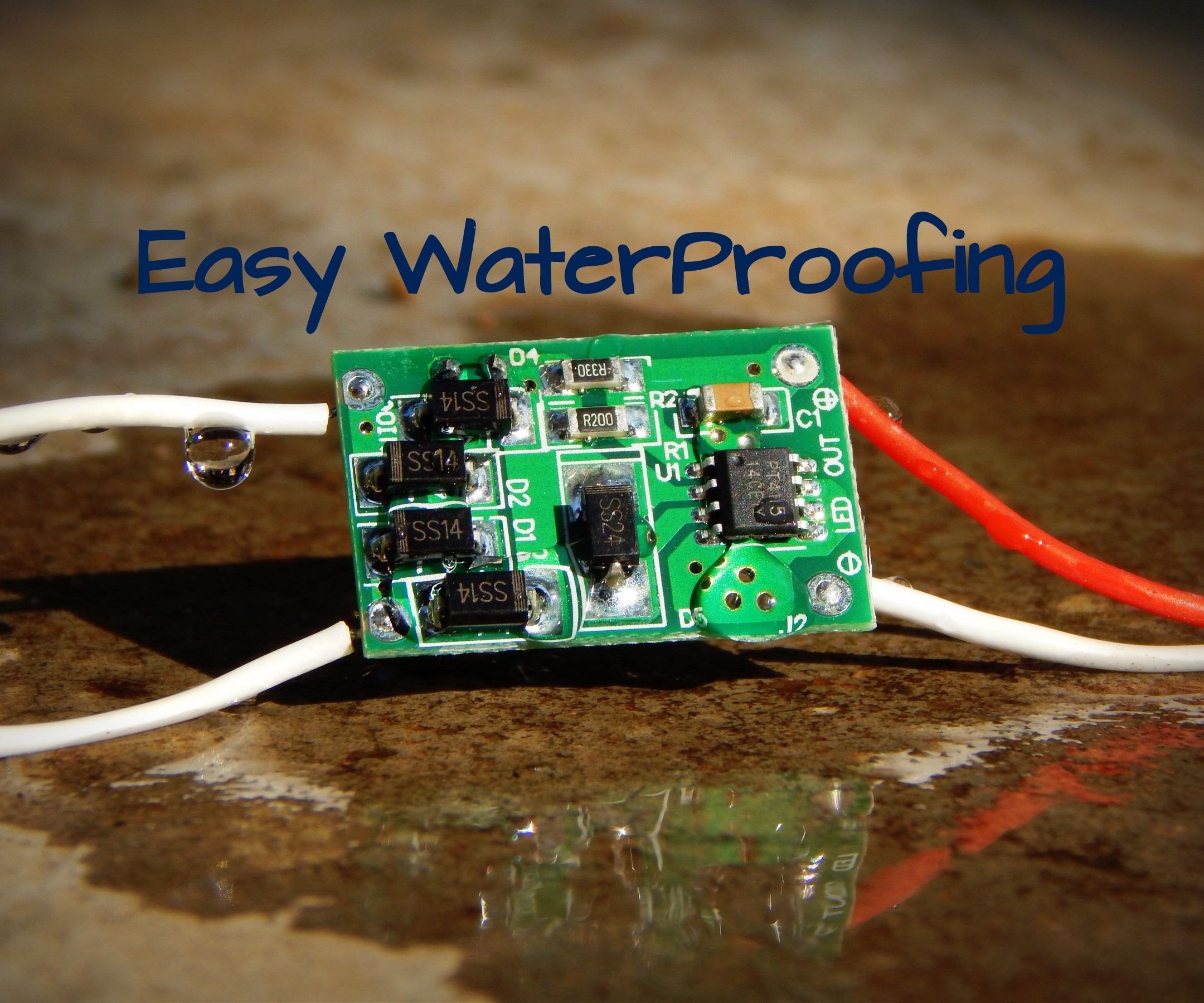Easy Waterproofing Electronics