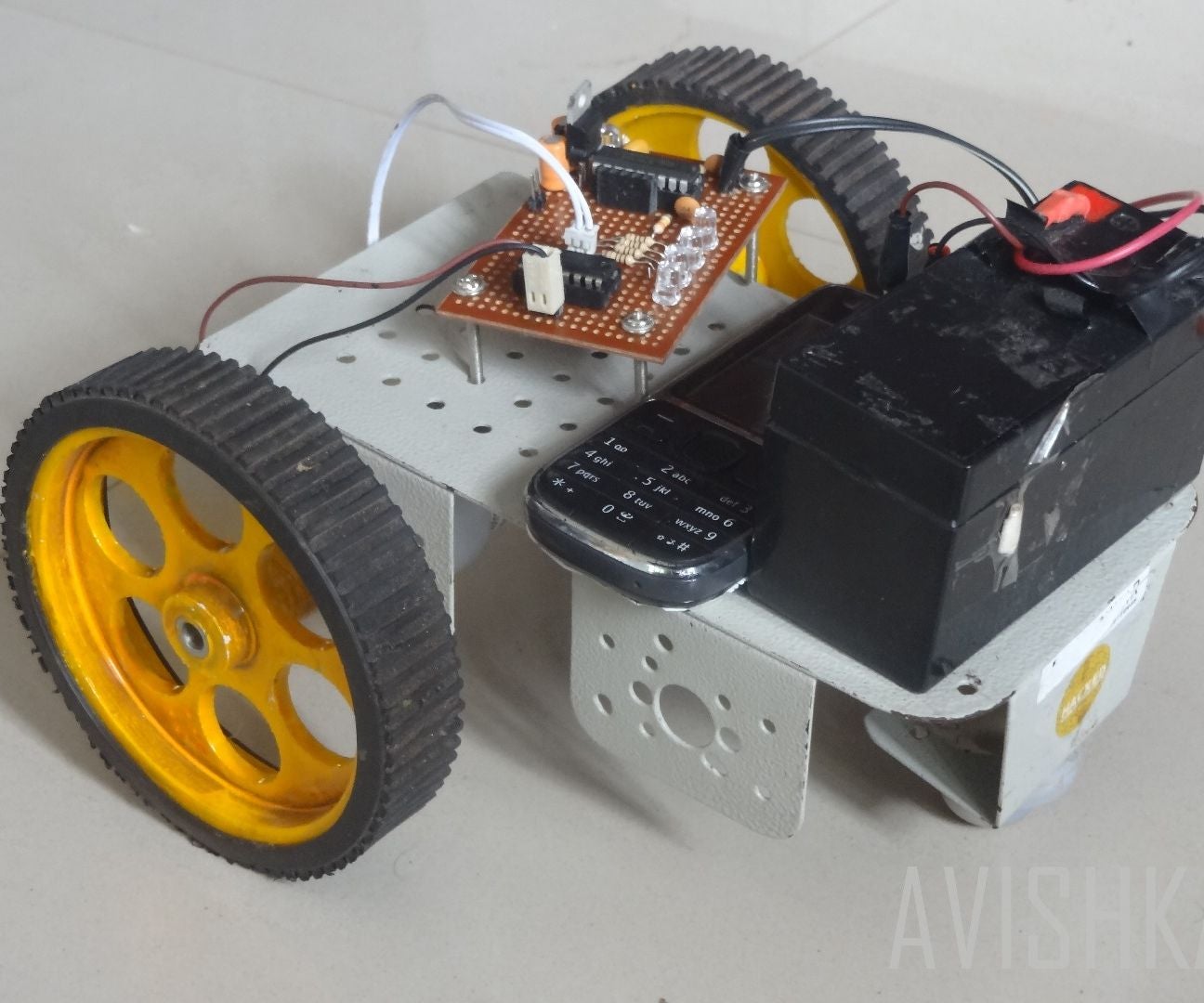 Control Your Robot Using Cellphone