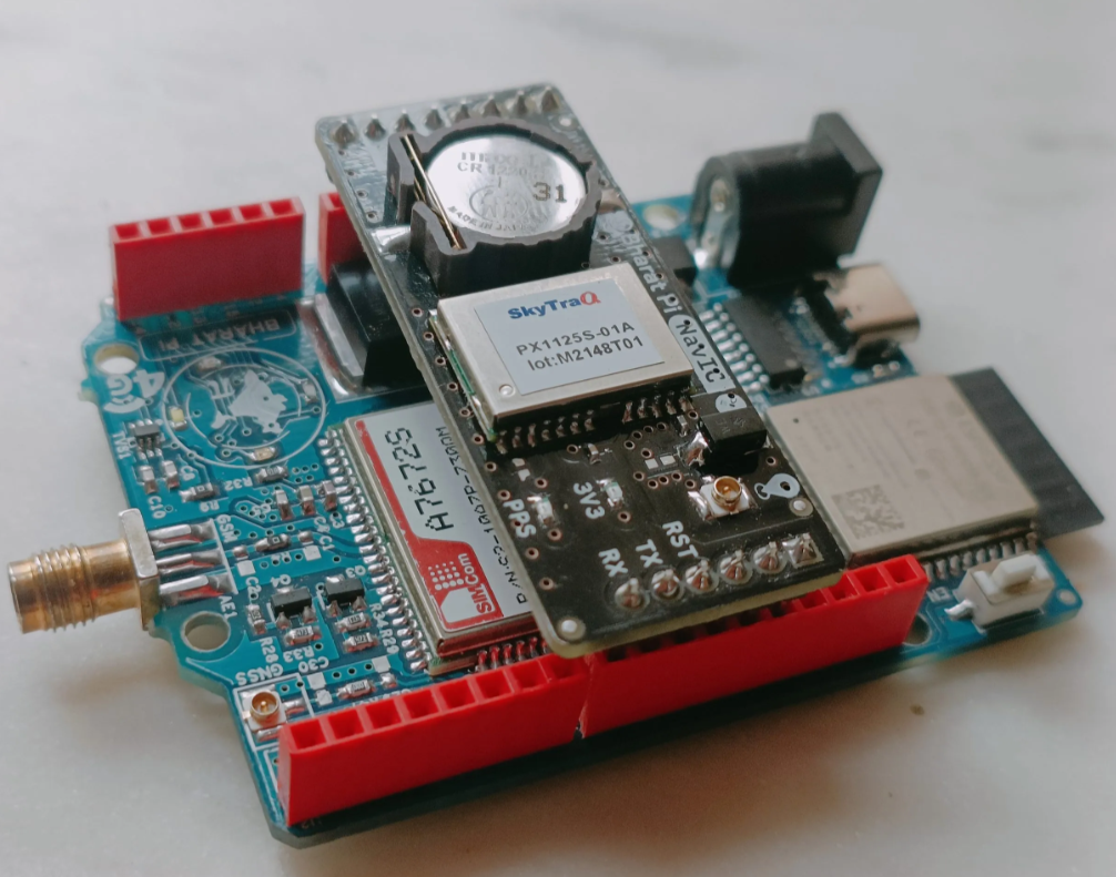 Bharat Pi Navic Sheild(sensor) Using With Arduino IDE