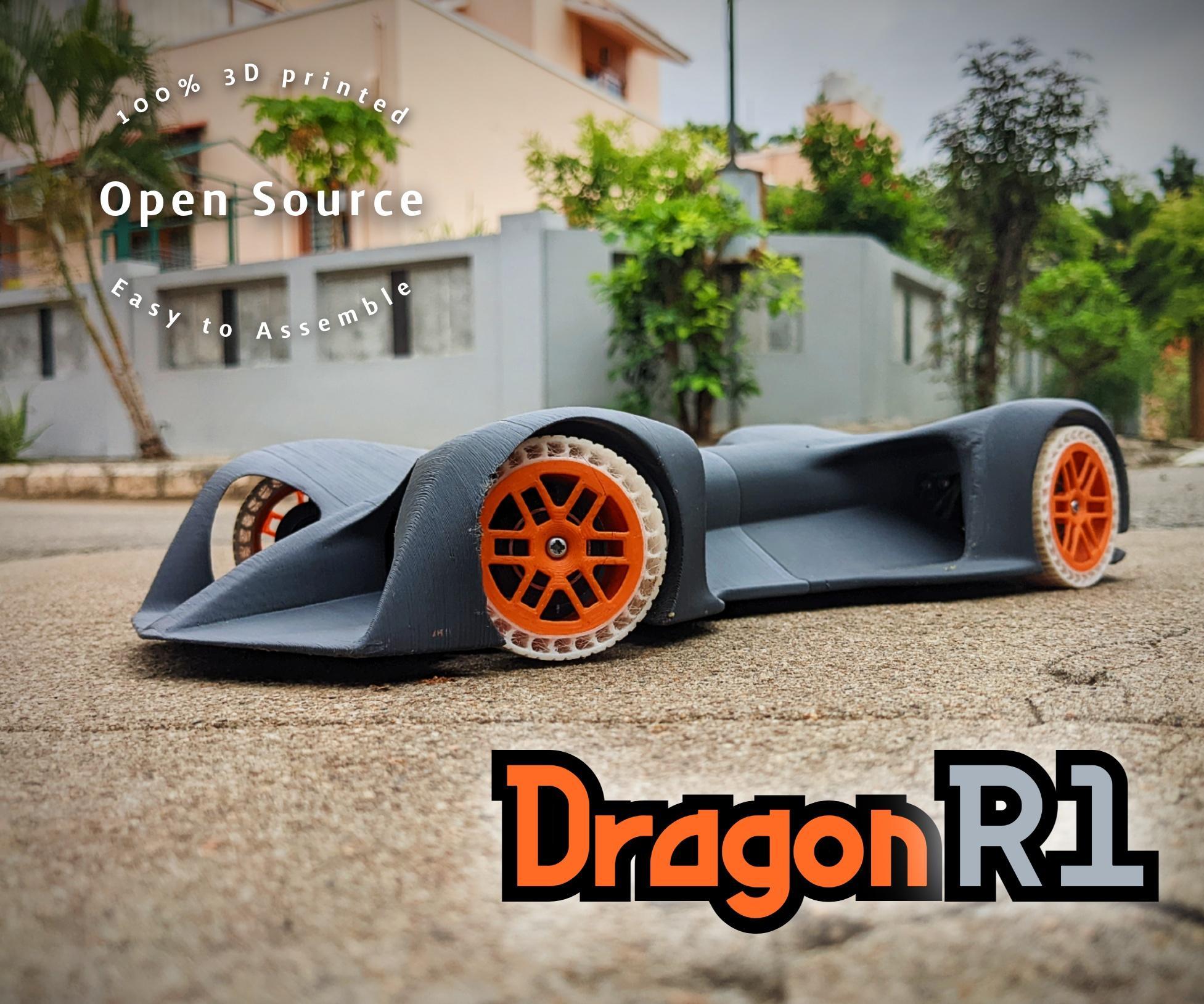 Easy to Build 3D Printed RC Car - Dragon R1