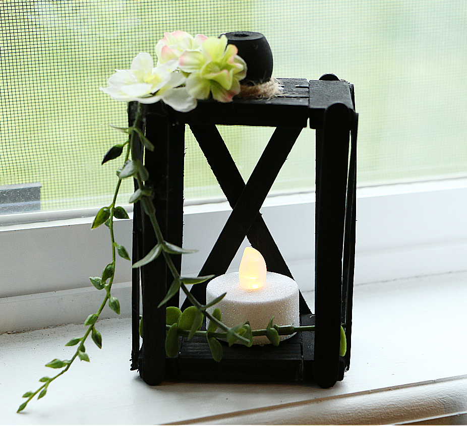 DIY Mini Wood Lantern