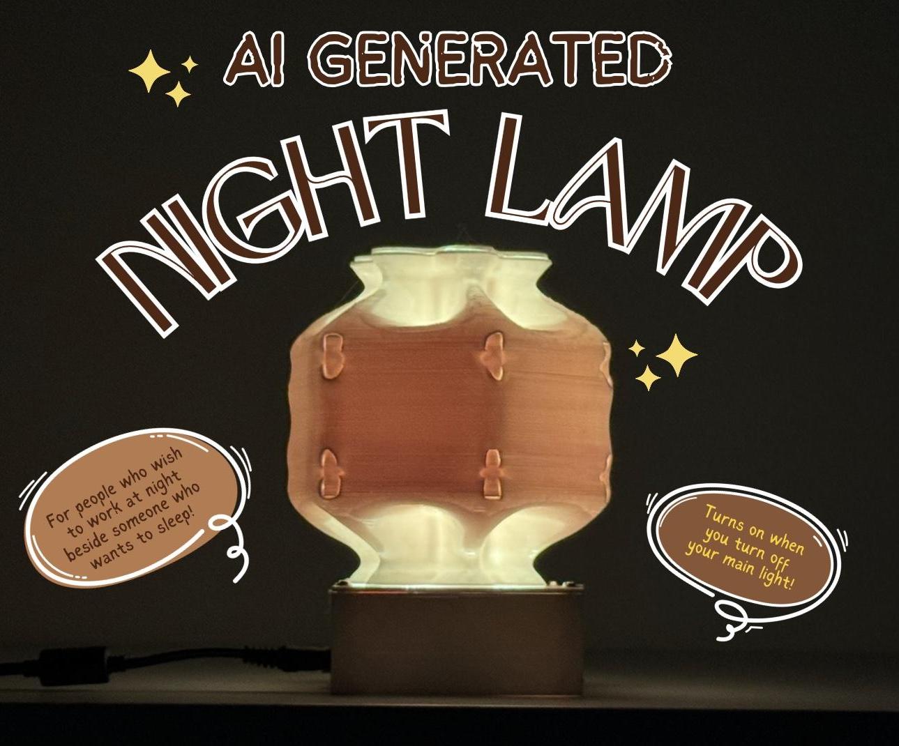 AI-Designed Night Lamp
