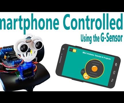 Arduino - Smartphone Controlled Arduino Robot Car Via Bluetooth (G-Sensor) 