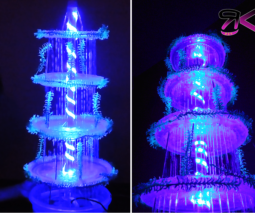 DIY LED Rainfall Fountain