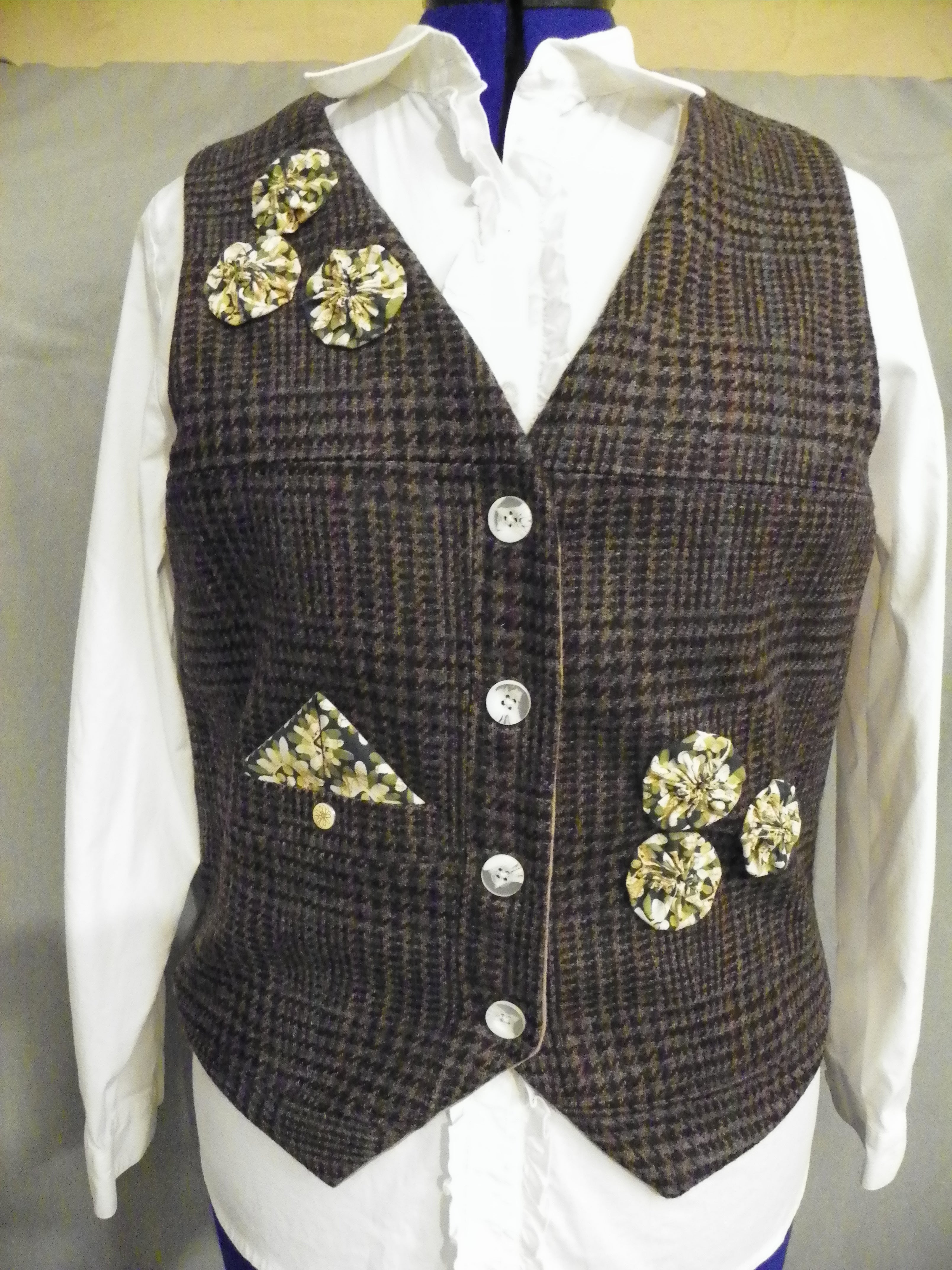 Vest From an Old Wool Suit Coat