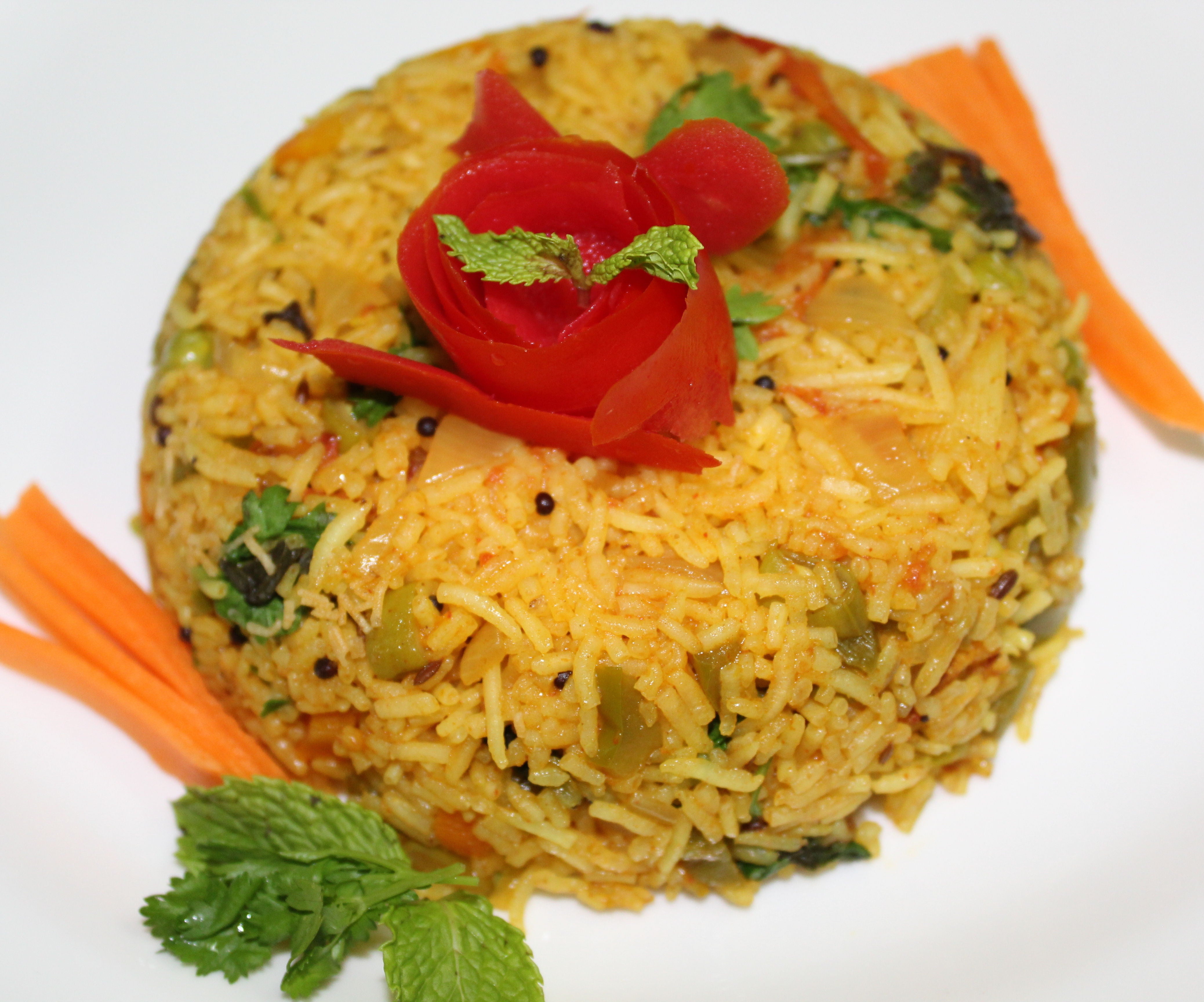 Indian Masala Rice - One Pot Meal