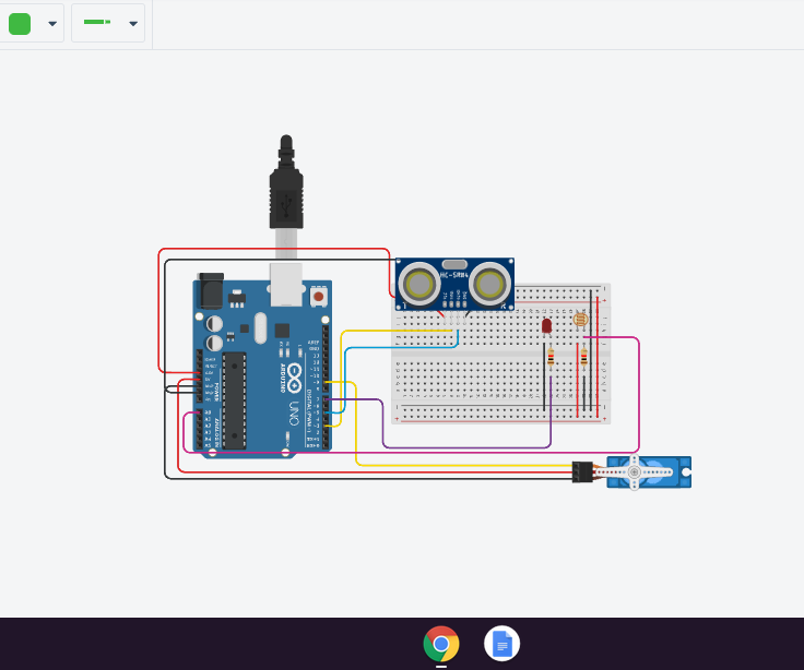 Arduino Tool Gate With Night Light Circuit