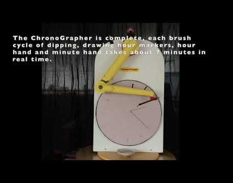 ChronoGrapher - the Arduino Clock That Is Painting Time With a Brush