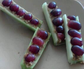 Ants on a Log With DIY Peanut Butter