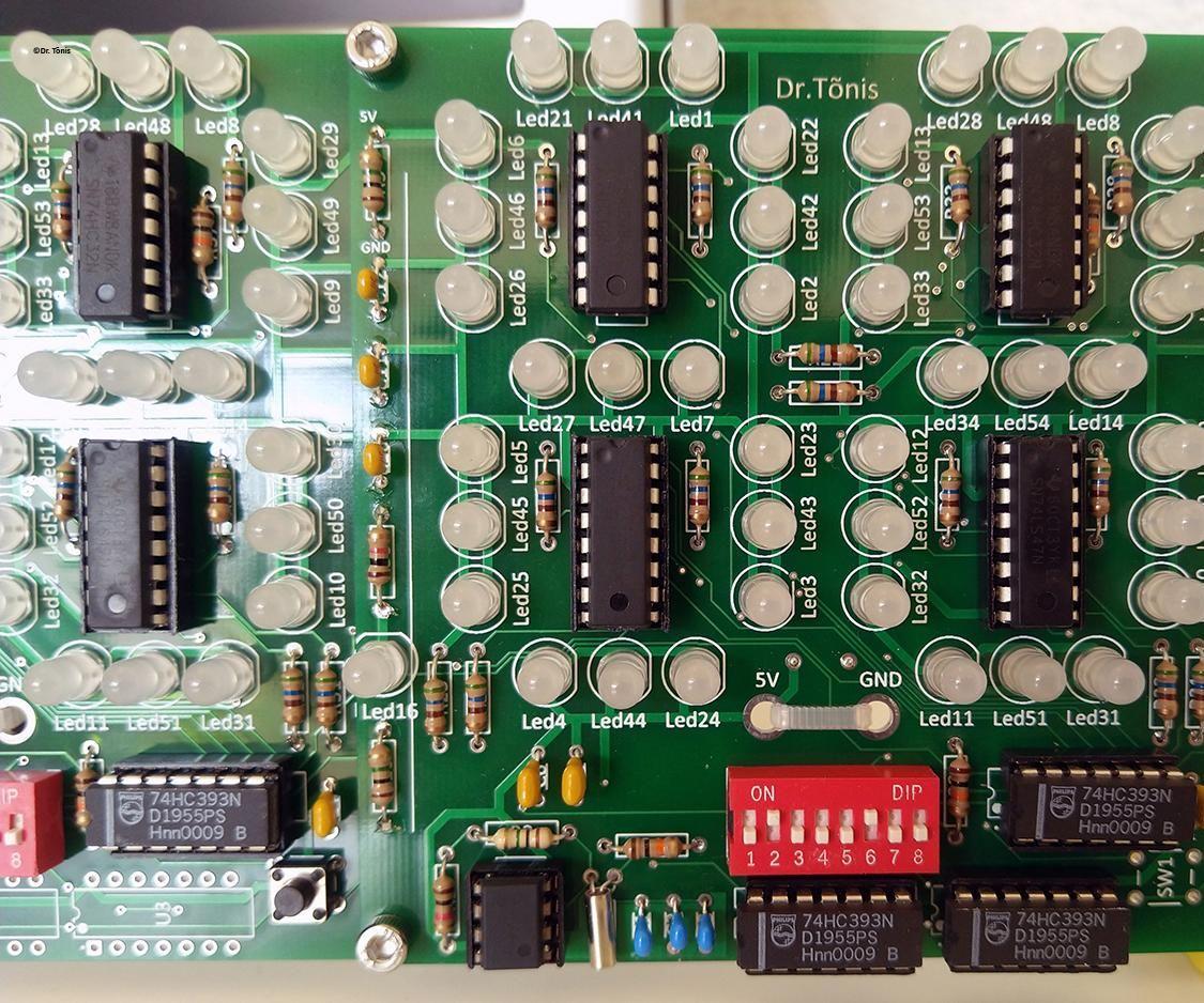 An LED Clock Without a Micro-controller