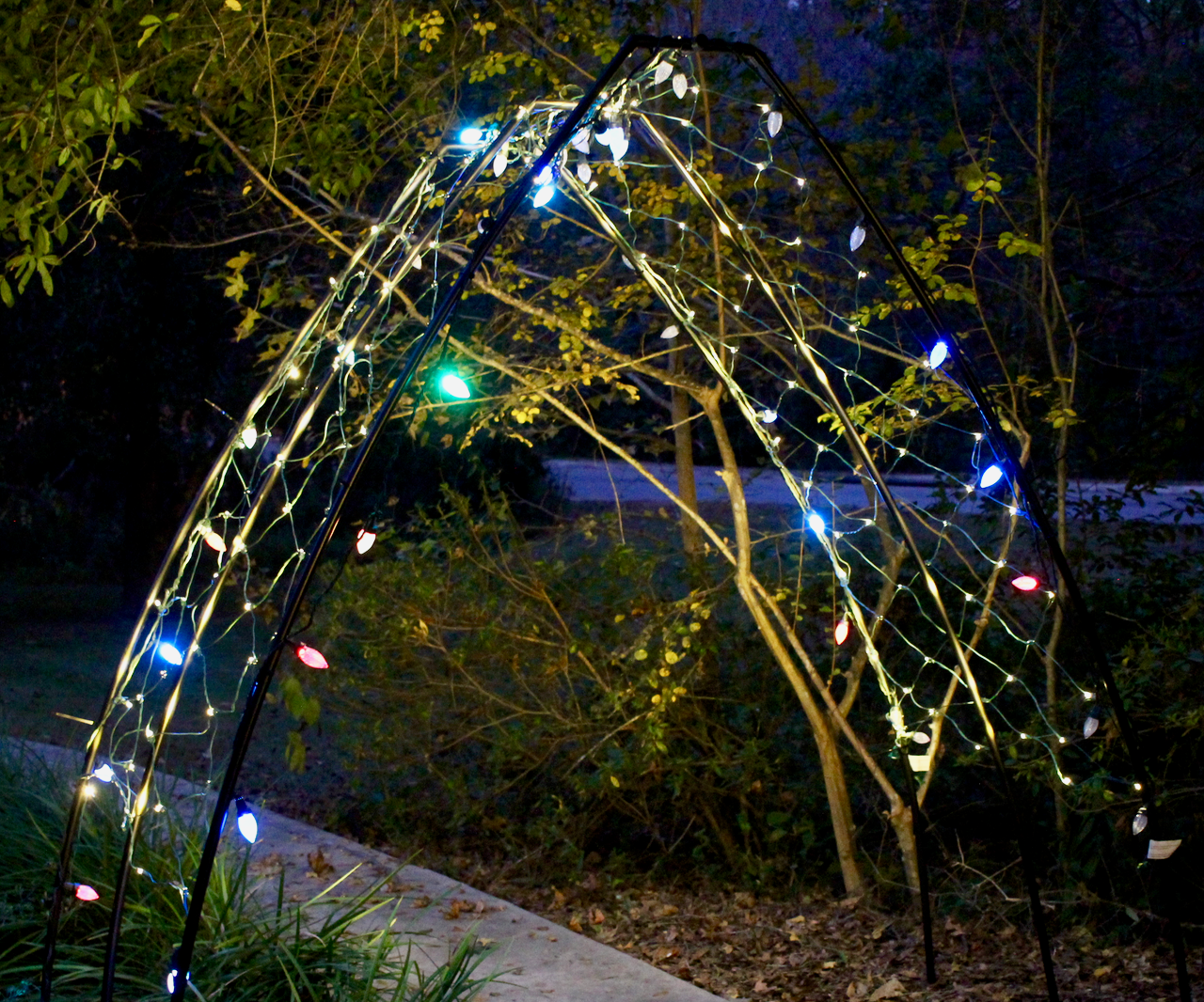 PVC Pipe Tunnel of Light