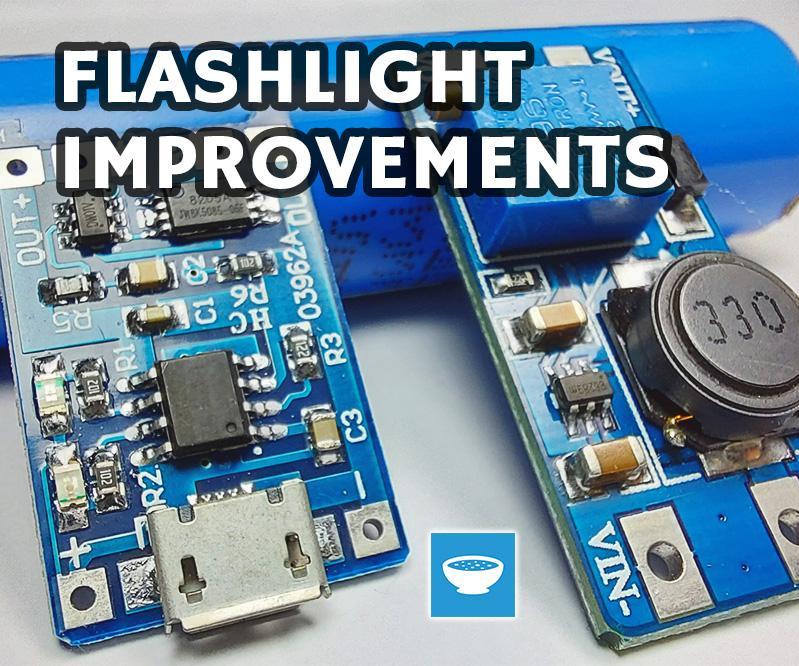 Convert a Flashlight From AA to Lithium Batteries 