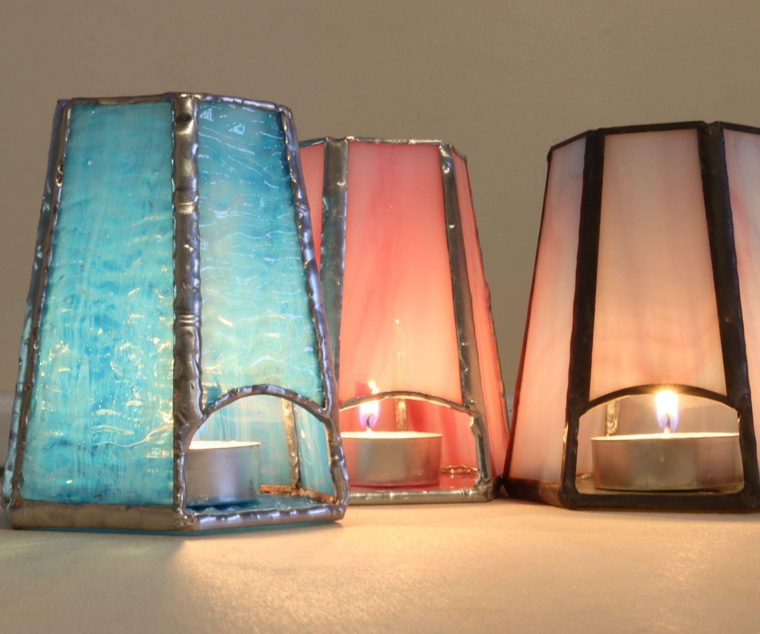 Glass Tea Light Holder