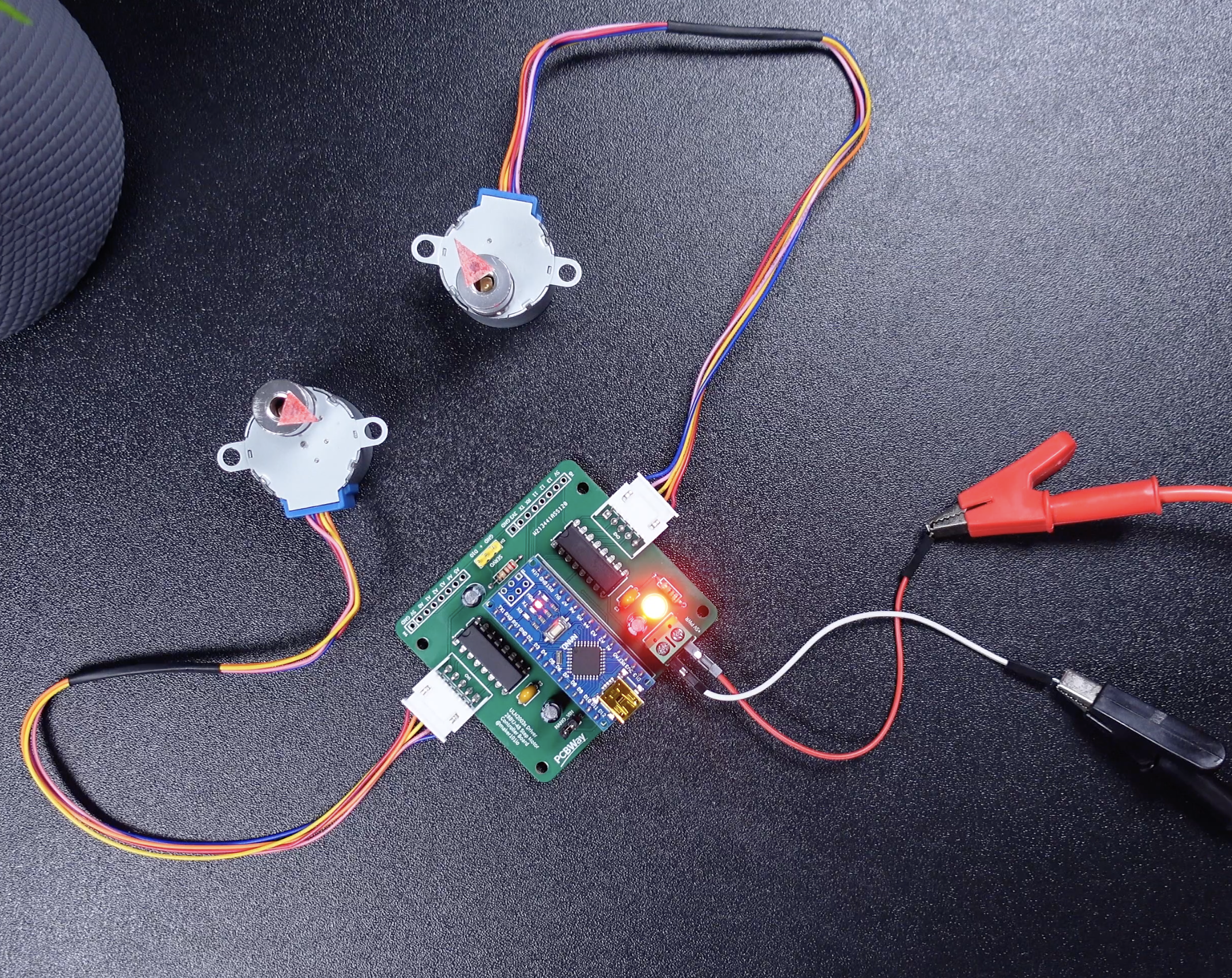 Multiple Stepper Motor Control (ULN2003 and 28BYJ-48) 3 Different Controls With 2 Libraries