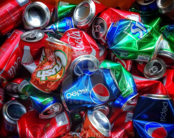 Repurposed Soda Cans
