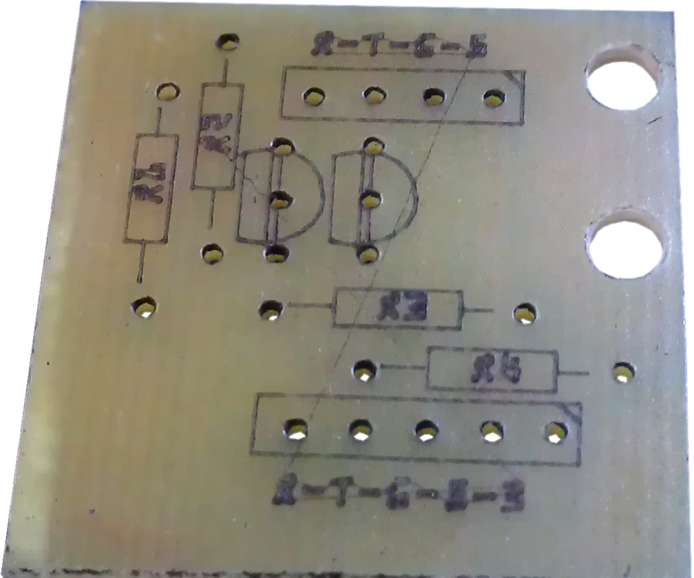 Tim's PCB (Plotted Circuit Board)