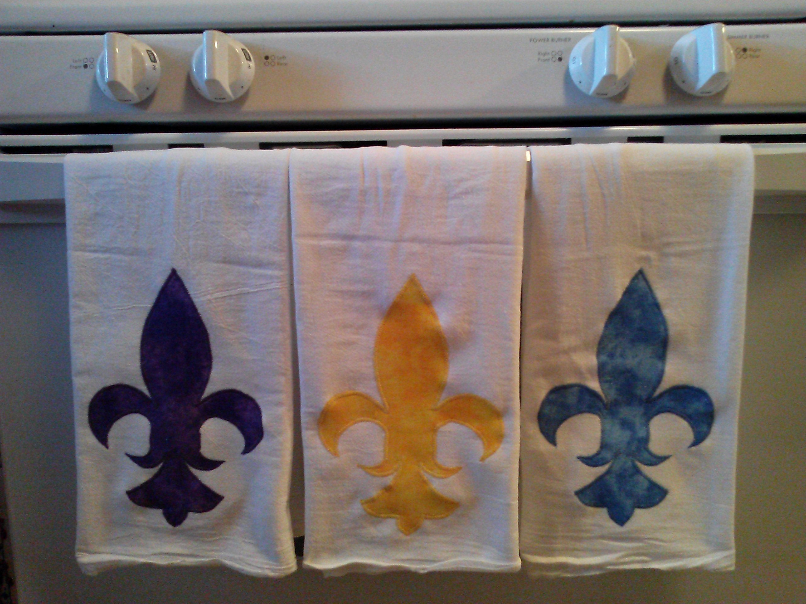 Appliqued Kitchen Towel