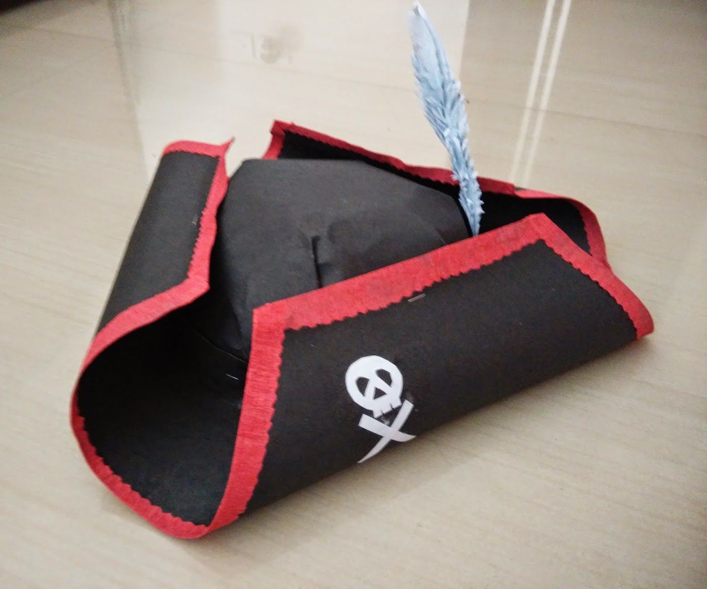 Pirate's Hat Using Paper for Halloween