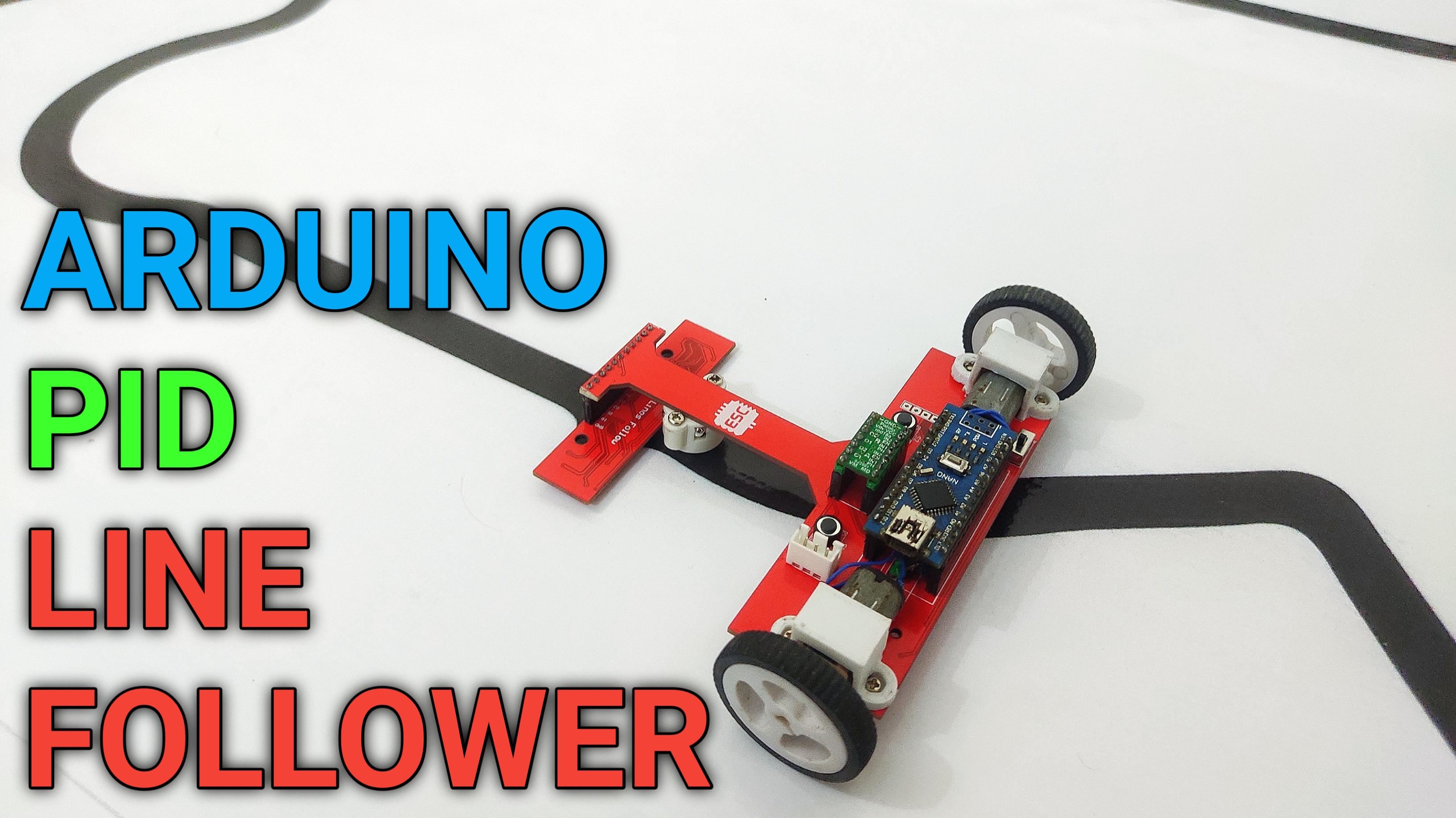 PID LINE FOLLOWER ROBOT USING ARDUINO NANO