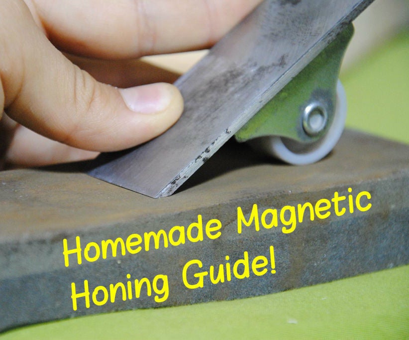 How to Make a Magnetic Honing Guide (For Sharpening Chisels & Hand Planes) | DIY Woodworking Tools #5