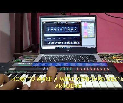 How to Make Midi Keyboard Using Arduino