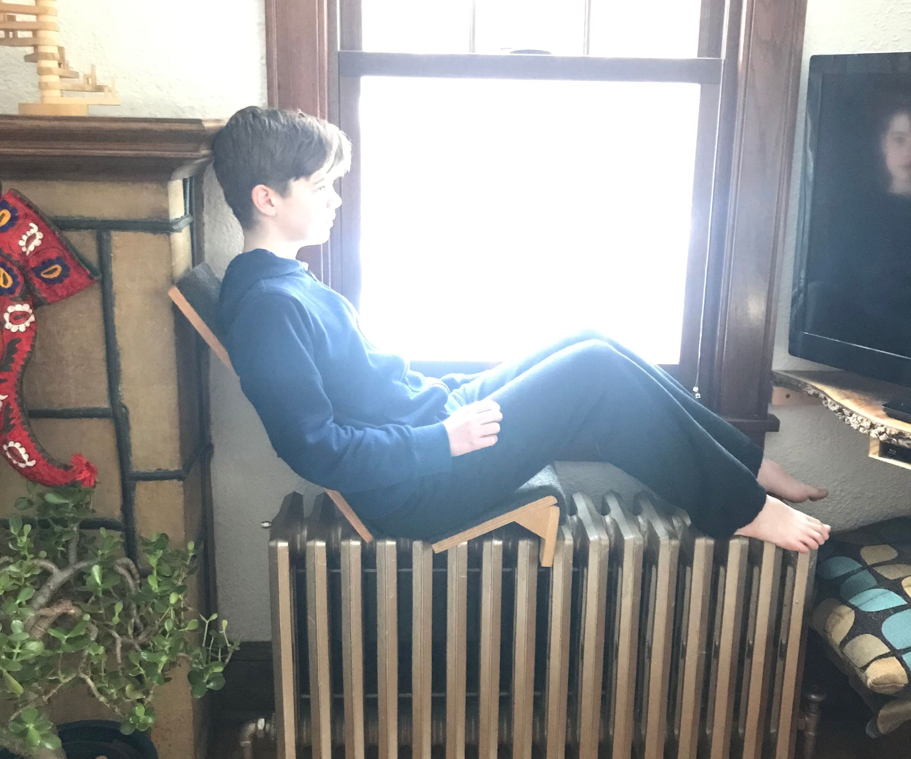 Cozy Felt Radiator Chair