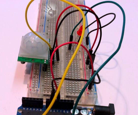 Simple Arduino PIR Motion Detector Module Demo