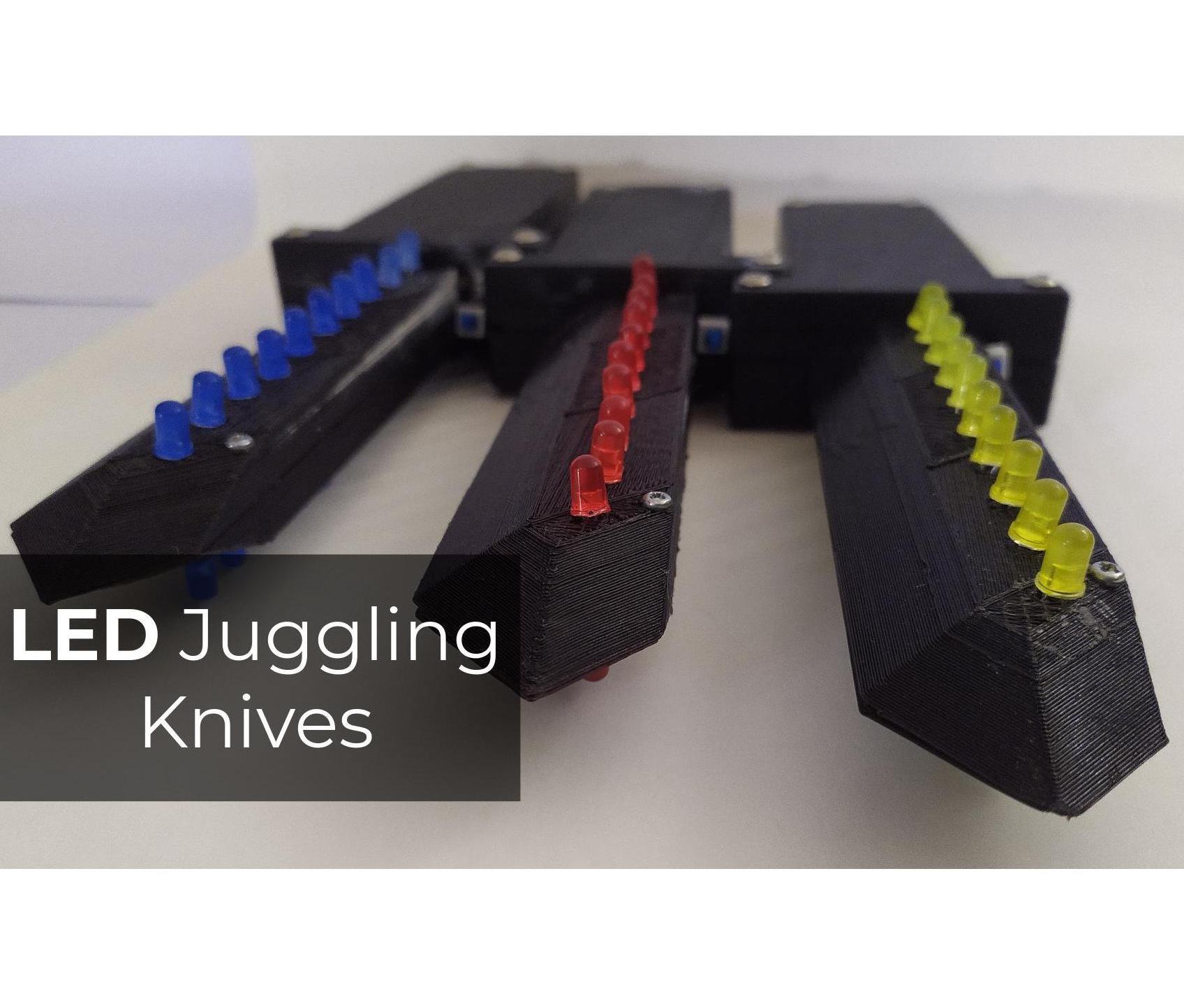 LED Juggling Knives