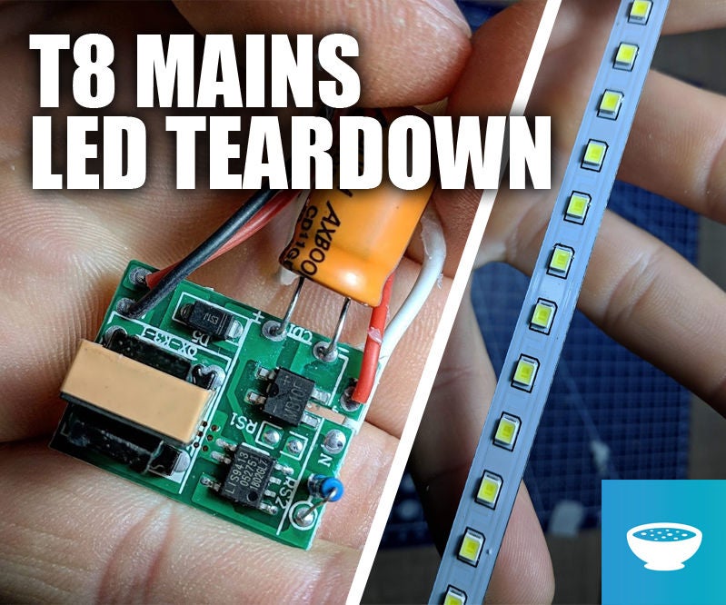 T8 Mains LED Light Teardown 