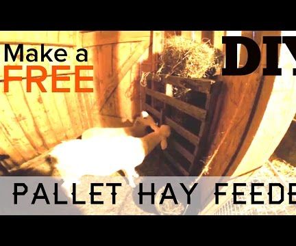 Free Pallet Goat or Sheep Feeder